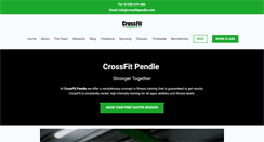 Desktop Screenshot of crossfitpendle.com